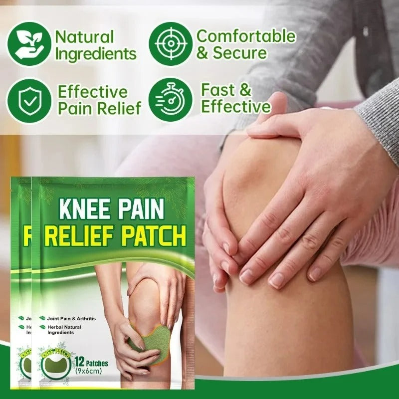 Knee Pain Relief Patches (Buy 1 Get 1 Free)
