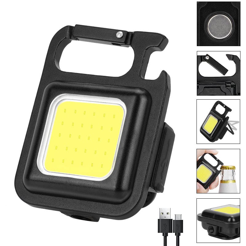 COB Rechargeable Key Chain Light