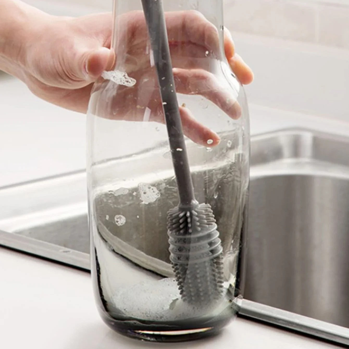 Silicone Bottle Cleaning Brush | Pack of 3