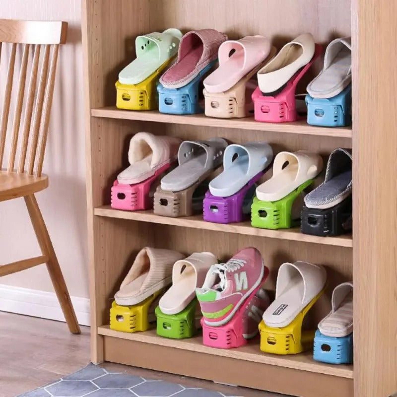 Adjustable Shoe Slots Organizer