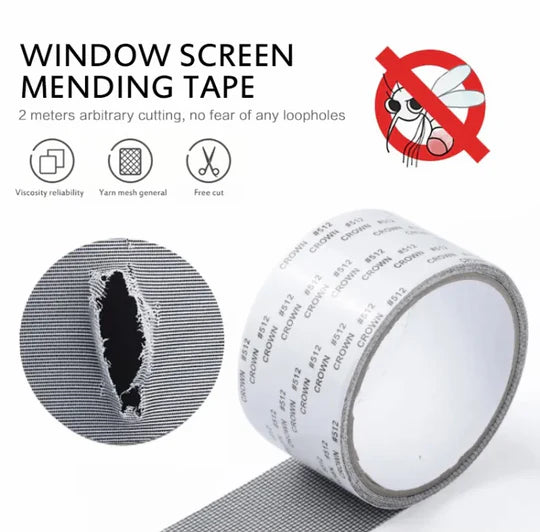 Window Repair Mesh Tape - Pack of 2