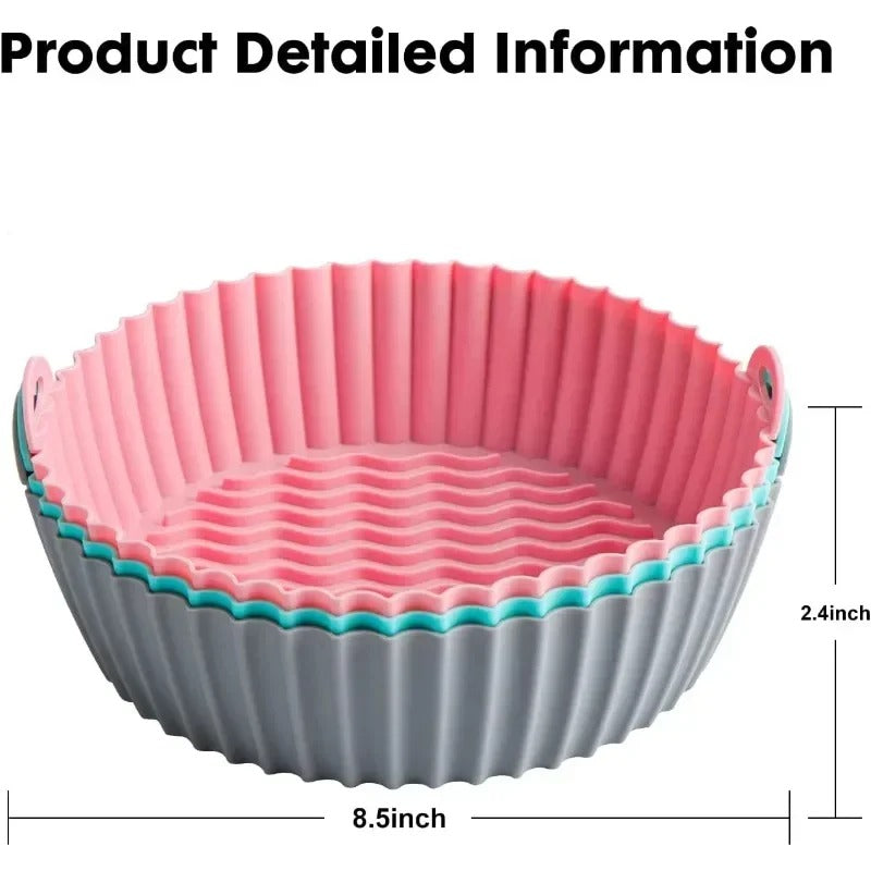 Reusable Air Fryer Silicone Liners (Pack of 2)