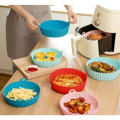 Reusable Air Fryer Silicone Liners (Pack of 2)