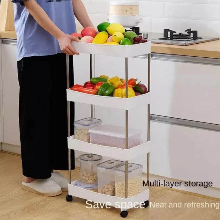 4 Tier Slim Trolly