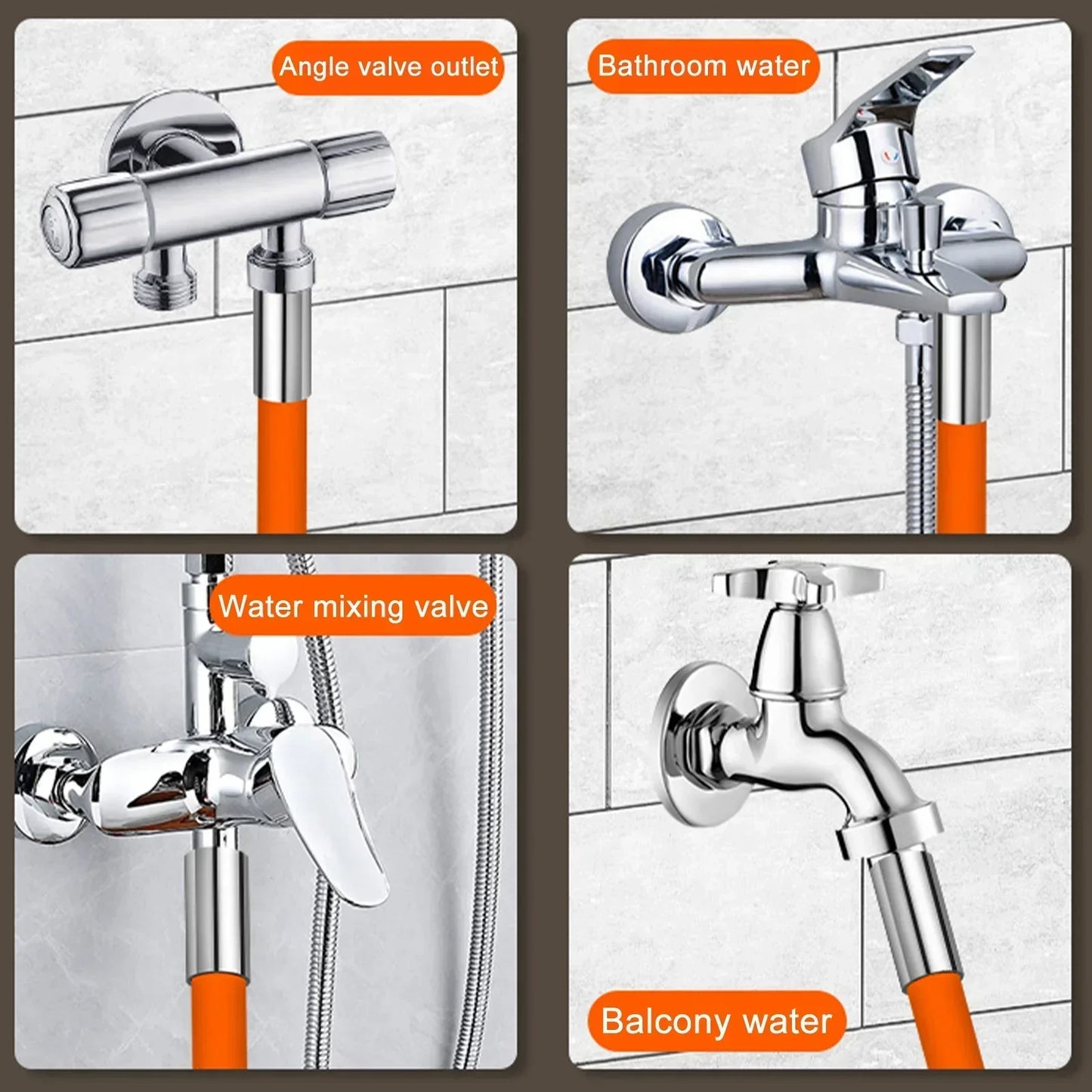 360-Degree Rotating Adjustable Faucet Extender