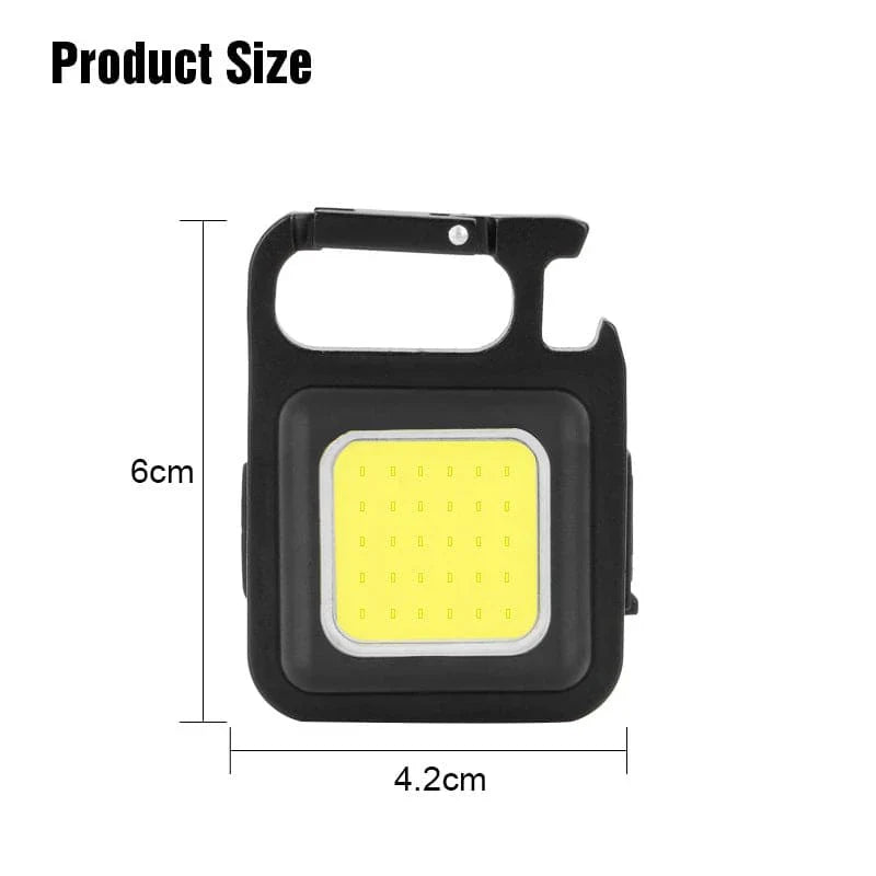 COB Rechargeable Key Chain Light