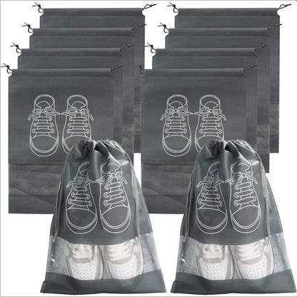 Dust-Proof Travel Shoe Bag (Pack of 10)