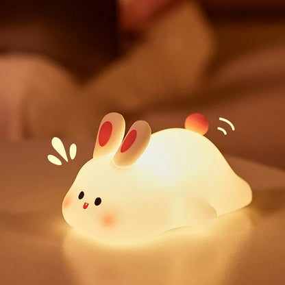 Cute Rabbit Silicone Lamp