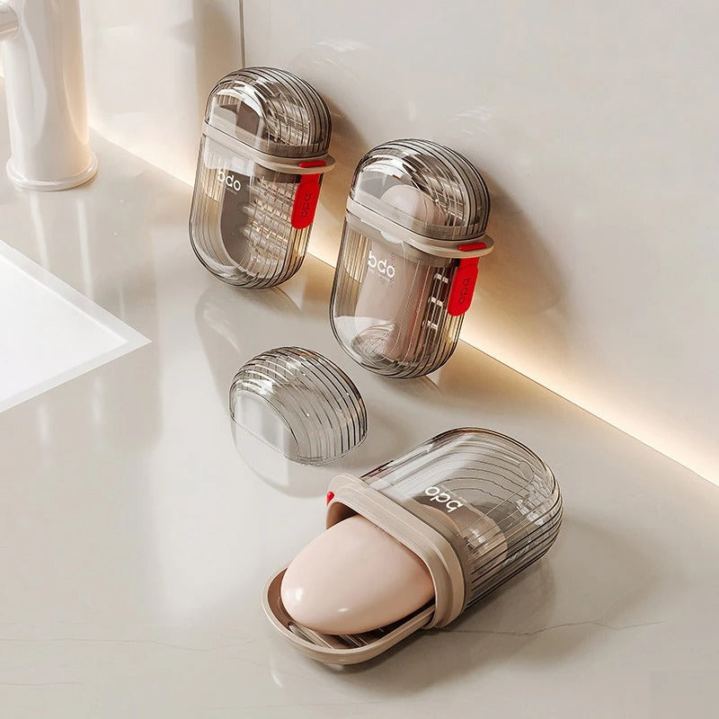 Portable Soap Dish Box (Pack of 2)