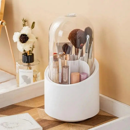 360° Rotating Makeup Brush Storage Box