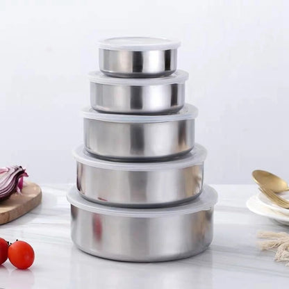 5pcs Stainless Steel Bowl Set