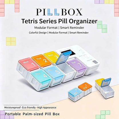 Smart Weekly Pill Organizer with Alarm Timer
