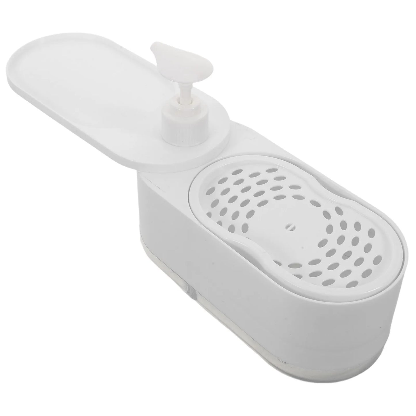 3-in-1 Kitchen Sink Soap Dispenser and  Sponge Holder