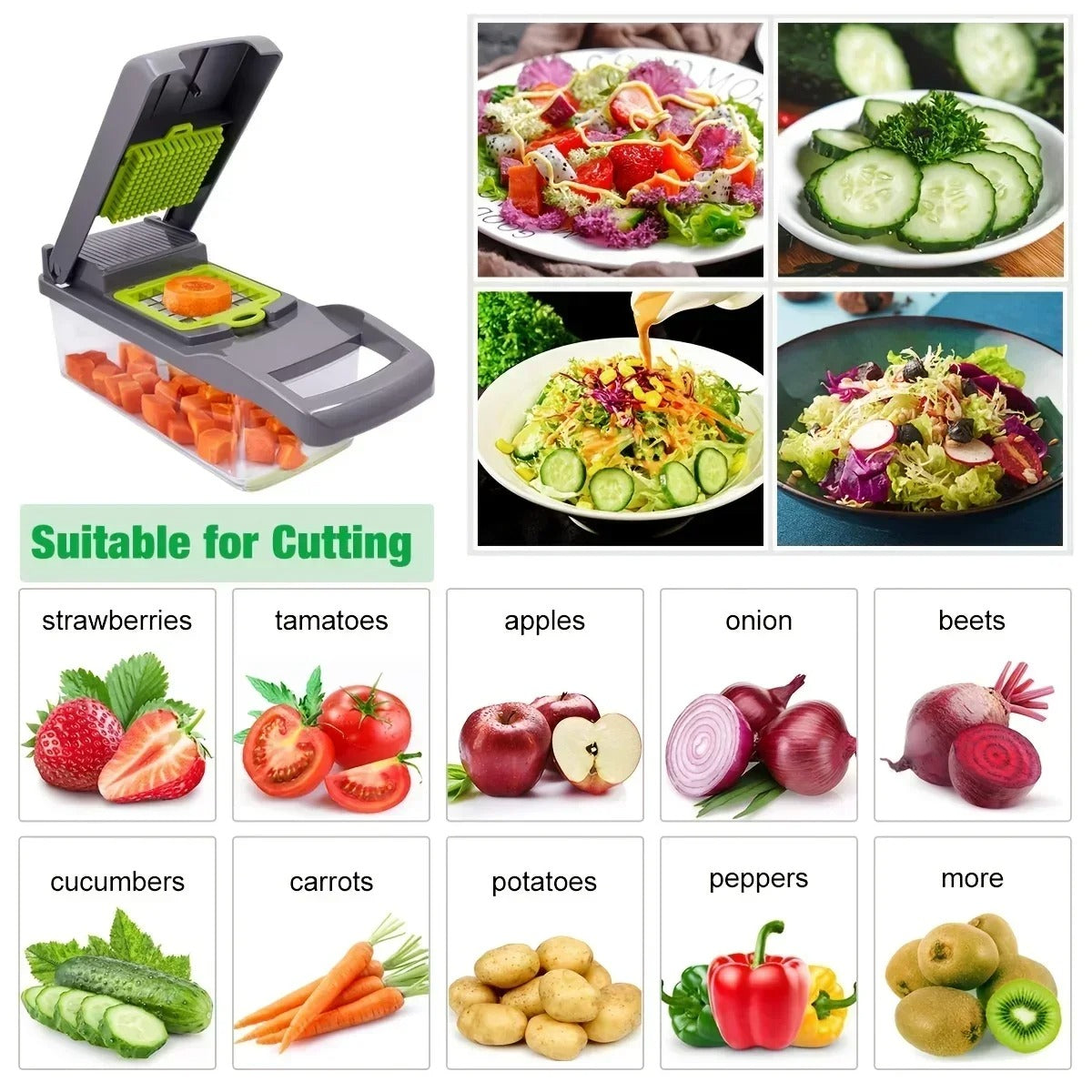 16 in 1 Vegetable Cutter